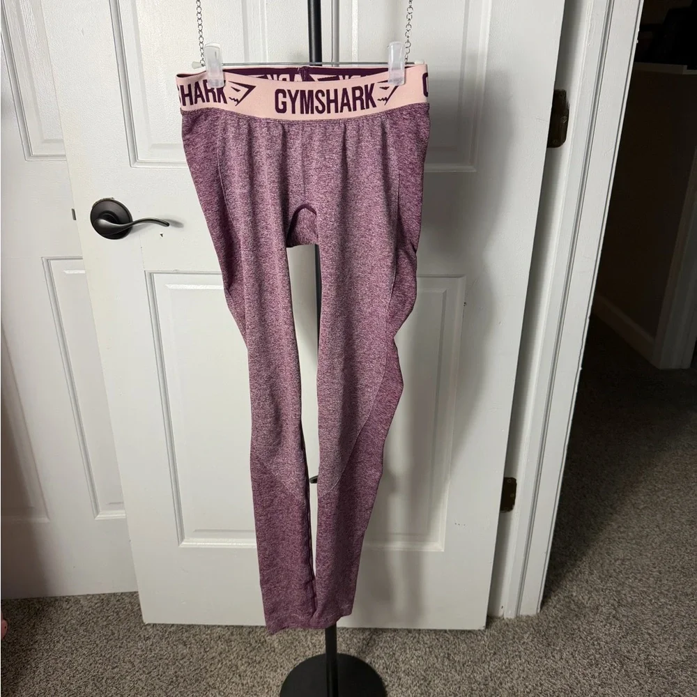 Gymshark Women's Flex Seamless Leggings Small Burgundy